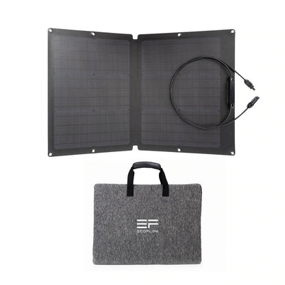 [US Direct ] Ecoflow 60W Solar Panel 21.6V 3.5A Portable Foldable IP67 Waterproof Solar Panel 21*32.1*1.0 in (53.7*81.5*2.4 Cm)