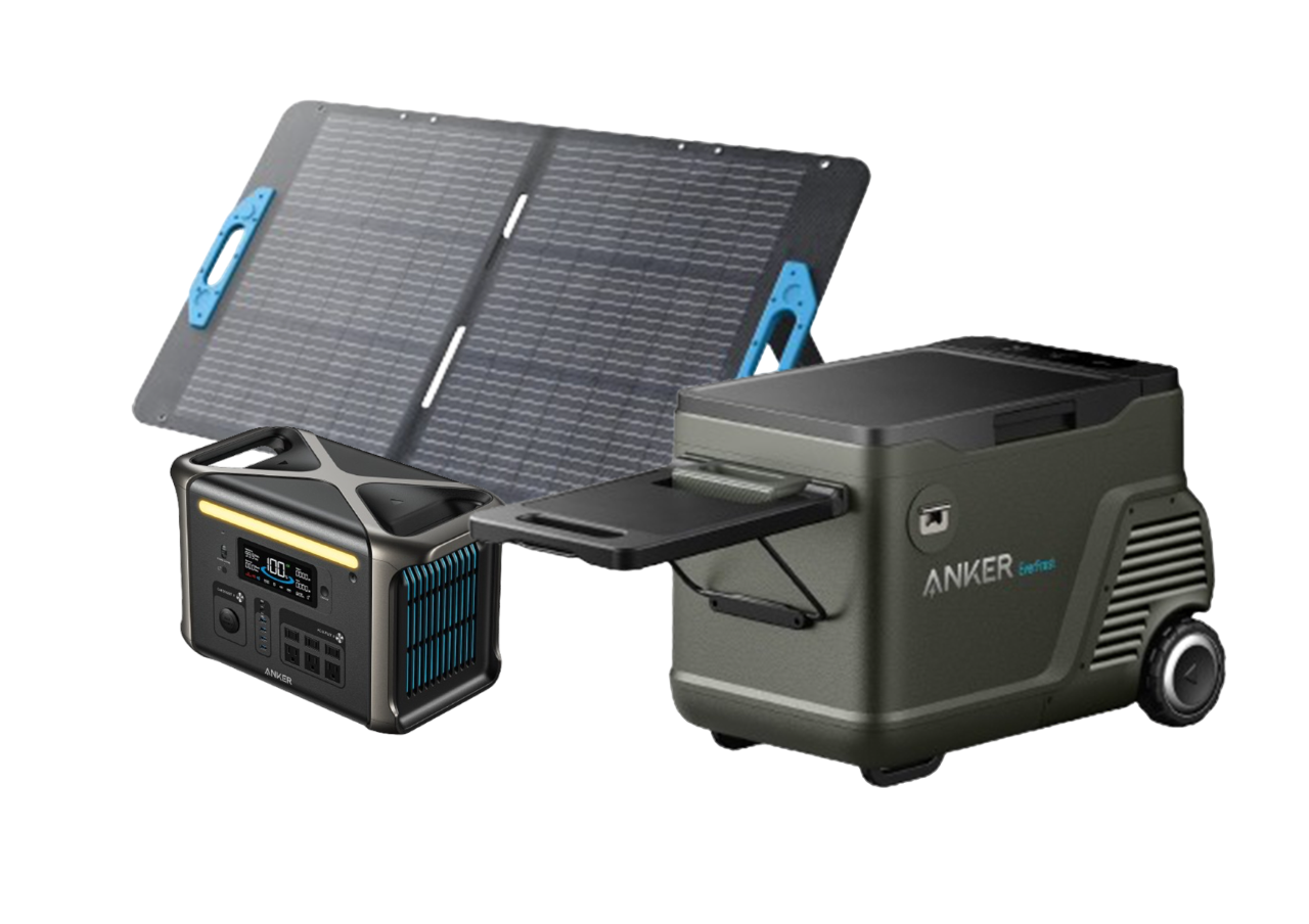 Anker EverFrost 30 + Anker SOLIX F1500 + Anker PS200 Solar Panel (200W)