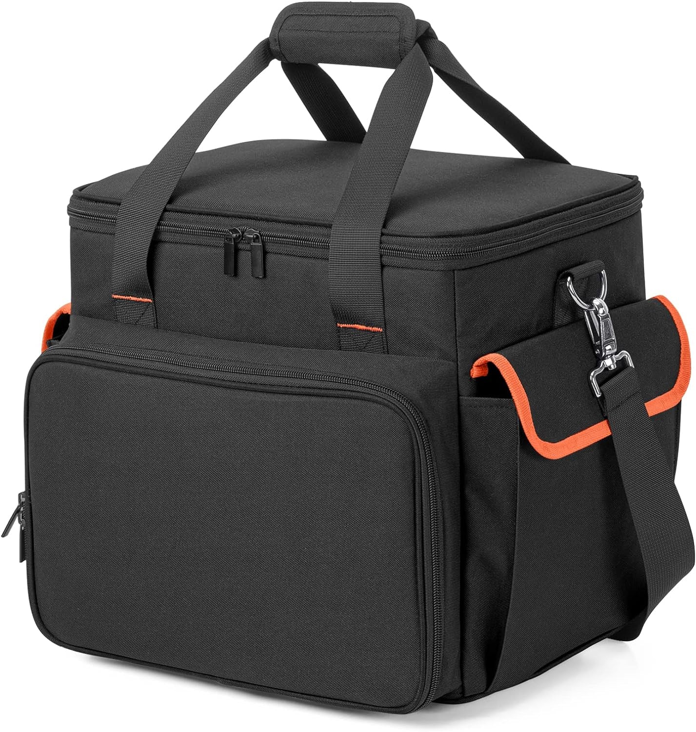 Trunab Carrying Case Compatible with Jackery Portable Power Station Explorer 1000, Storage Bag with Water-Resistant Bottom and Front Pockets for Charging Cable and Accessories