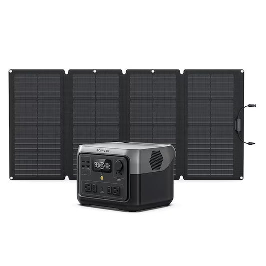 500-Watt Portable Power Station (1 Solar Panel Included)