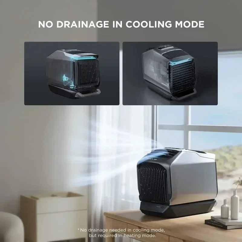 ECOFLOW Wave 2 Portable Air Conditioner (With Additional Battery), Air Conditioning Unit with Heater, Machine Cooling