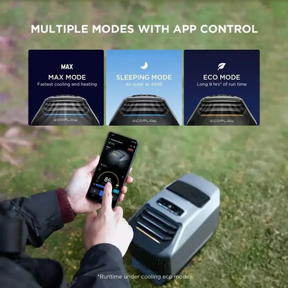 ECOFLOW Wave 2 Portable Air Conditioner (With Additional Battery), Air Conditioning Unit with Heater, Machine Cooling
