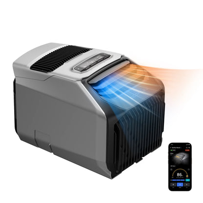 Portable Air Conditioner with Heat 5100 BTU for Outdoor WAVE 2, Air Conditioning Unit , Air Portable AC for Tent Camping/Rvs or Home Use (Battery Not Included)