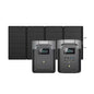 1800W Output/2700W Peak Delta 2 Push-Button Start Solar Generator with DELTA2 Extra Battery & 400W Solar Panel